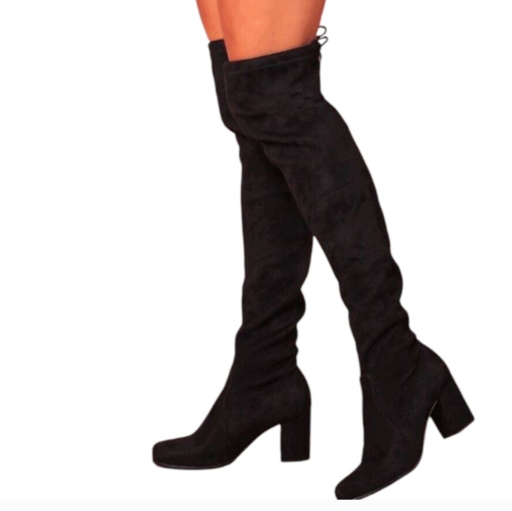 Chic Black Over-the-Knee Boots
